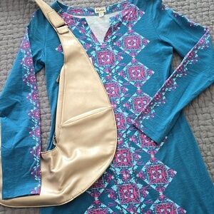 Hatley Morrocan Long Sleeve Notch Neck Dress